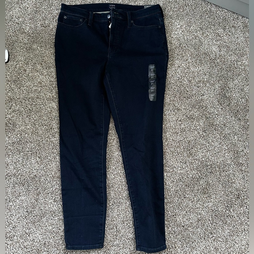 J Crew Mid Rise Jeans
